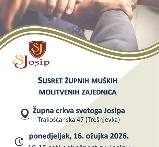 Susret župnih muških molitvenih zajednica u Župi sv. Josipa